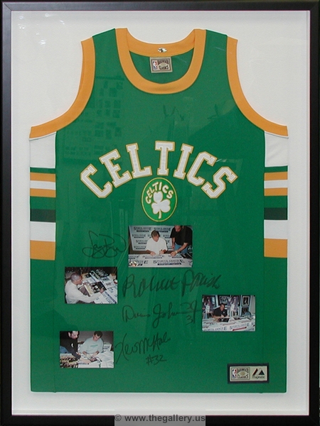  Signed jersey shadowbox with photo.


Jersey frame for $190.00, Jersey frame box near me, jersey shadow box near me, jersey frame, jersey sports shirt,



The Gallery at Brookwood
www.thegallery.us
770-941-3394
Your Custom Framing Expert
Picture Framing Examples
Custom Framing Examples
Shadowbox Examples
celtics_jersey