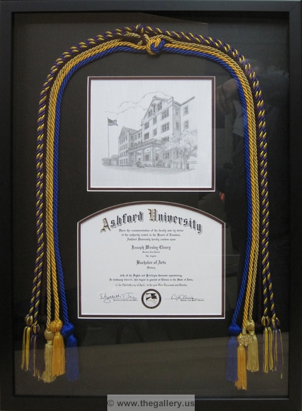 Shadow box with diploma with tassels                     






The Gallery at Brookwood
www.thegallery.us
770-941-3394
Your Custom Framing Expert
Picture Framing Examples
Custom Framing Examples
Shadowbox Examples
diploma_