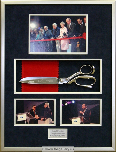  Scissors from the opening day at the Atlanta Aquarium






The Gallery at Brookwood
www.thegallery.us
770-941-3394
Your Custom Framing Expert
Picture Framing Examples
Custom Framing Examples
Shadowbox Examples
georgia_aquarium_opening_day