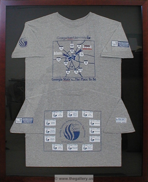 Framed t-shirts for Georgia State University






The Gallery at Brookwood
www.thegallery.us
770-941-3394
Your Custom Framing Expert
Picture Framing Examples
Custom Framing Examples
Shadowbox Examples
gsu1