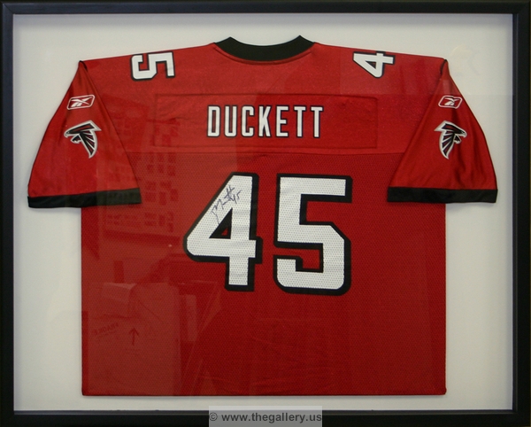 Signed jersey shadow box.


Jersey frame for $190.00, Jersey frame box near me, jersey shadow box near me, jersey frame, jersey sports shirt,



The Gallery at Brookwood
www.thegallery.us
770-941-3394
Your Custom Framing Expert
Picture Framing Examples
Custom Framing Examples
Shadowbox Examples
jersey_duckett