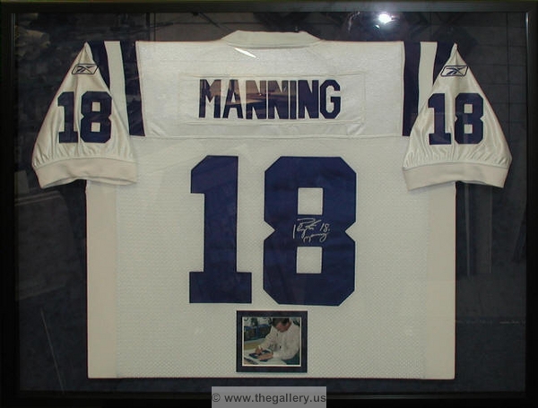  Signed jersey shadow box with photo.






The Gallery at Brookwood
www.thegallery.us
770-941-3394
Your Custom Framing Expert
Picture Framing Examples
Custom Framing Examples
Shadowbox Examples
manning_jersy