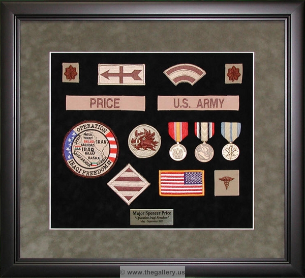 Military items shadow box






The Gallery at Brookwood
www.thegallery.us
770-941-3394
Your Custom Framing Expert
Picture Framing Examples
Custom Framing Examples
Shadowbox Examples
military_items