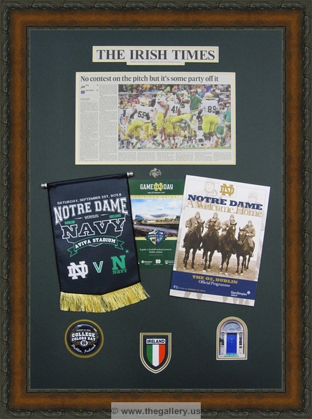 Notre Dame. Newspaper article with pens






The Gallery at Brookwood
www.thegallery.us
770-941-3394
Your Custom Framing Expert
Picture Framing Examples
Custom Framing Examples
Shadowbox Examples
texture17_6411731_45