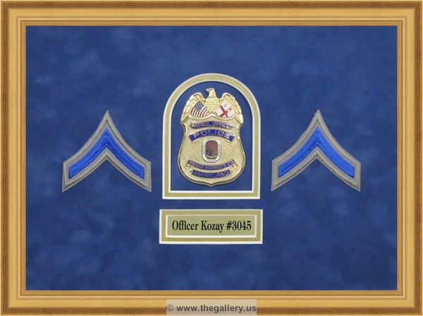  Police Department retirement shadow box with police badges, patches






The Gallery at Brookwood
www.thegallery.us
770-941-3394
Your Custom Framing Expert
Picture Framing Examples
Custom Framing Examples
Shadowbox Examples
texture3_93895476_31