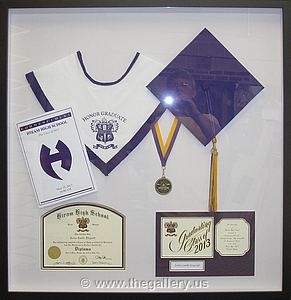 Hiram High School Diploma Shadowbox with Graduation Hat and Tassel

The Gallery at Brookwood
www.thegallery.us
770-941-3394
Your Custom Framing Expert
Picture Framing Examples
Custom Framing Examples
Shadowbox Examples