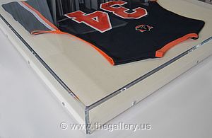 Custom made plexiglass box for Jersey with linen background. We also make plexiglass box for artwork or memorabilia.

The Gallery at Brookwood
www.thegallery.us
770-941-3394
Your Custom Framing Expert
Picture Framing Examples
Custom Framing Examples
Shadowbox Examples