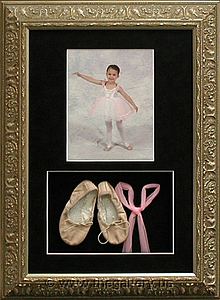 Framed shadowbox with ballet slippers

The Gallery at Brookwood
www.thegallery.us
770-941-3394
Your Custom Framing Expert
Picture Framing Examples
Custom Framing Examples
Shadowbox Examples