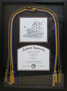 Shadow box with diploma with tassels                     

The Gallery at Brookwood
www.thegallery.us
770-941-3394
Your Custom Framing Expert
Picture Framing Examples
Custom Framing Examples
Shadowbox Examples