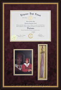 Framed diploma with photo and tassel

The Gallery at Brookwood
www.thegallery.us
770-941-3394
Your Custom Framing Expert
Picture Framing Examples
Custom Framing Examples
Shadowbox Examples