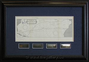 Map signed by Orville Wright, Yuri A. Gagarin
 Charles Lindbergh and Neal Armstrong

The Gallery at Brookwood
www.thegallery.us
770-941-3394
Your Custom Framing Expert
Picture Framing Examples
Custom Framing Examples
Shadowbox Examples