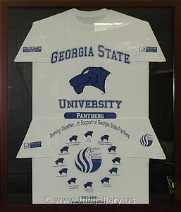 Framed t-shirts for Georgia State University

The Gallery at Brookwood
www.thegallery.us
770-941-3394
Your Custom Framing Expert
Picture Framing Examples
Custom Framing Examples
Shadowbox Examples