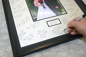 We offer complete line of custom made signature mats for weddings or any event. 
Any size any color

The Gallery at Brookwood
www.thegallery.us
770-941-3394
Your Custom Framing Expert
Picture Framing Examples
Custom Framing Examples
Shadowbox Examples