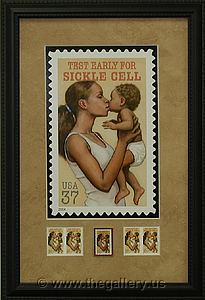 Stamps with artwork.We framed 100's of these for Atlanta Post Office.

The Gallery at Brookwood
www.thegallery.us
770-941-3394
Your Custom Framing Expert
Picture Framing Examples
Custom Framing Examples
Shadowbox Examples
