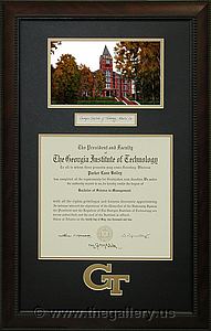 Georgia Tech diploma with logo cut into the mat

The Gallery at Brookwood
www.thegallery.us
770-941-3394
Your Custom Framing Expert
Picture Framing Examples
Custom Framing Examples
Shadowbox Examples