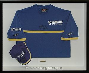 Shadow box Yamaha shirt with hat

The Gallery at Brookwood
www.thegallery.us
770-941-3394
Your Custom Framing Expert
Picture Framing Examples
Custom Framing Examples
Shadowbox Examples