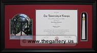 University of Georgia diploma with tassel and photo.
overhead_artwork.jpg
