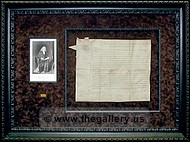 Signed document by Benjamin Franklin dated 1787.
vinings-mirror-framer.jpg