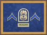  Police Department retirement shadow box with police badges, patches
mobile_picture_framer.jpg