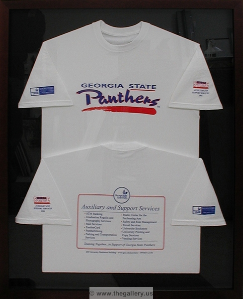 Framed t-shirts for Georgia State University






The Gallery at Brookwood
www.thegallery.us
770-941-3394
Your Custom Framing Expert
Picture Framing Examples
Custom Framing Examples
Shadowbox Examples
gsu2