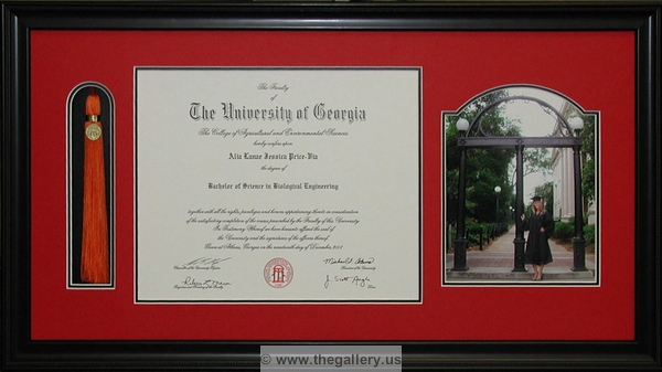 University of Georgia diploma with tassel and photo.






The Gallery at Brookwood
www.thegallery.us
770-941-3394
Your Custom Framing Expert
Picture Framing Examples
Custom Framing Examples
Shadowbox Examples
uga_dip_tassel_arch