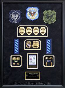 Police Department retirement shadow box examples

The Gallery at Brookwood
www.thegallery.us
770-941-3394
Your Custom Framing Expert
Picture Framing Examples
Custom Framing Examples
Shadowbox Examples