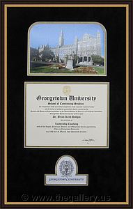 Diploma frame with photo and school logo

The Gallery at Brookwood
www.thegallery.us
770-941-3394
Your Custom Framing Expert
Picture Framing Examples
Custom Framing Examples
Shadowbox Examples