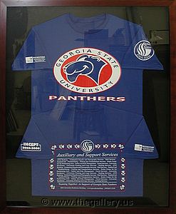 Framed t-shirts for Georgia State University

The Gallery at Brookwood
www.thegallery.us
770-941-3394
Your Custom Framing Expert
Picture Framing Examples
Custom Framing Examples
Shadowbox Examples