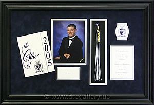  South Cobb High School graduation shadow box with tassel insert and invitation.

The Gallery at Brookwood
www.thegallery.us
770-941-3394
Your Custom Framing Expert
Picture Framing Examples
Custom Framing Examples
Shadowbox Examples