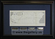 Map signed by Orville Wright, Yuri A. Gagarin
 Charles Lindbergh and Neal Armstrong
Brookhaven_Frame_Shop.jpg