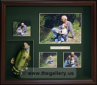 Shadowbox  with fish statue and photos.
Buckhead_Frame_Shop.jpg