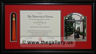 University of Georgia diploma with tassel and photo.
parisian.jpg