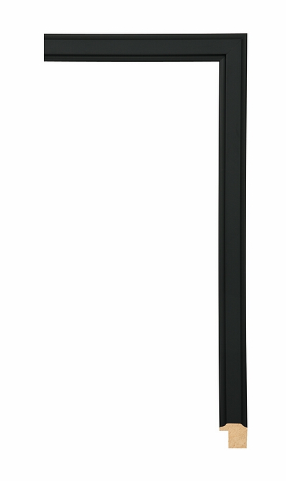 Larson Juhl 236350 Order Online   BROOKLYN BLK W/GRVS 13/16  Custom Frames And Moulding Shipped Nationwide