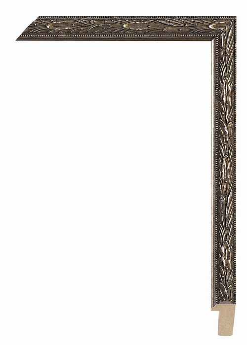Larson Juhl 284714 Order Online   ALLEGRA ANTIQUE SILVER 3/4  Custom Frames And Moulding Shipped Nationwide