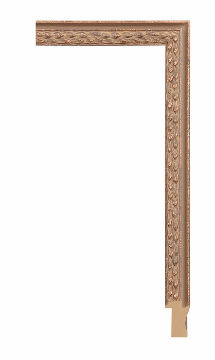 Larson Juhl 300751 Order Online   SOFIA GLD CAP W/LEAF 15/16  Custom Frames And Moulding Shipped Nationwide