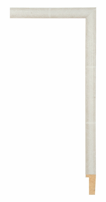 Larson Juhl 358184 Order Online   L7 SLVR/WHT 1 1/2 H x 5/8 W  Custom Frames And Moulding Shipped Nationwide