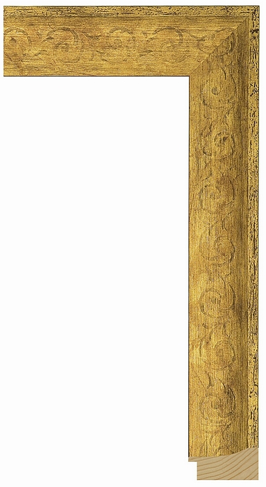 Larson Juhl 420660 Order Online   MANTILLA SMALL GOLD 1 3/4  Custom Frames And Moulding Shipped Nationwide