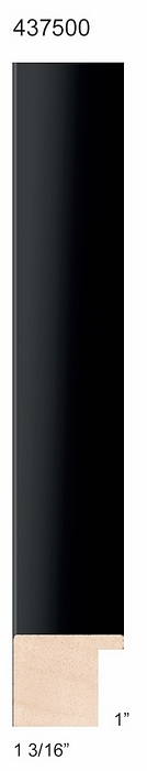 Larson Juhl 437500 Order Online   ALTO BLK LG CUBE 1 3/16  Custom Frames And Moulding Shipped Nationwide