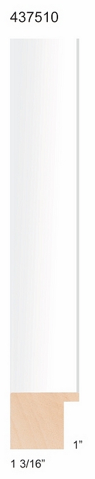 Larson Juhl 437510 Order Online   ALTO WHT LG CUBE 1 3/16  Custom Frames And Moulding Shipped Nationwide