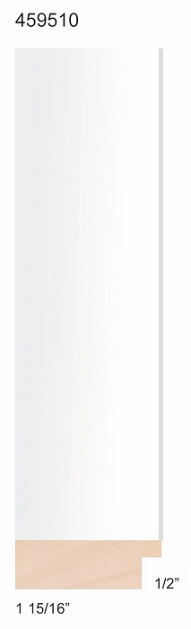 Larson Juhl 459510 Order Online   ALTO WHT FLat 1 15/16  Custom Frames And Moulding Shipped Nationwide