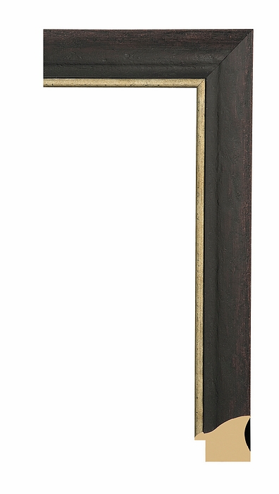 Larson Juhl 468120 Order Online   DRESDEN BLK/SLVR 1 9/16  Custom Frames And Moulding Shipped Nationwide