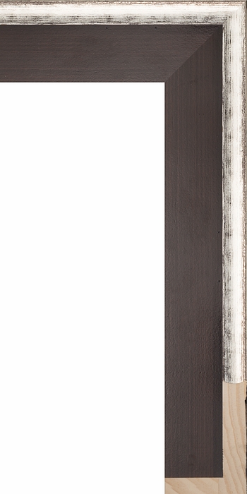 Larson Juhl 492152 Order Online  WO SPENCER SIL/BLK FLO 1 15/16  Custom Frames And Moulding Shipped Nationwide