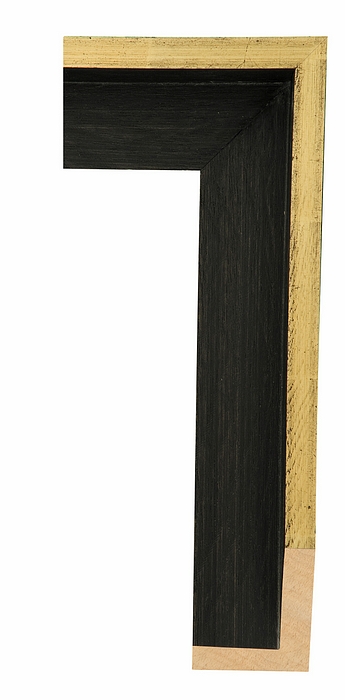 Larson Juhl 628185 Order Online   L7 GOLD W/BLK   FLOAT  Custom Frames And Moulding Shipped Nationwide