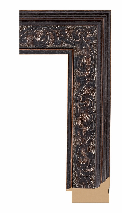 Larson Juhl 657593 Order Online   MARAIS BLK PUNCH PNL 2 3/4  Custom Frames And Moulding Shipped Nationwide