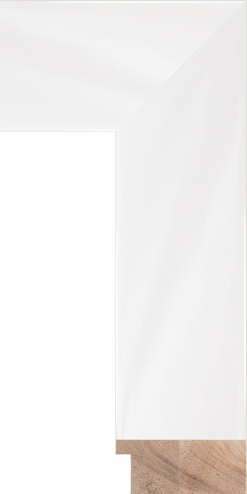 Larson Juhl 872440 Order Online   BAUHAUS WIDE FLAT WHITE 3  Custom Frames And Moulding Shipped Nationwide